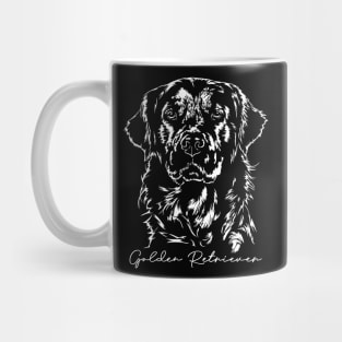 Funny Proud Golden Retriever dog portrait Mug